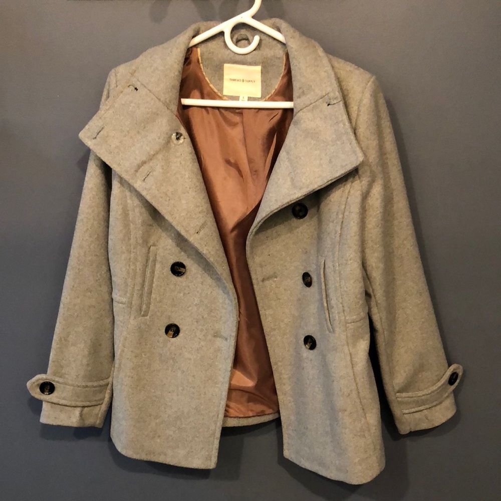 NWOT Thread & Supply Peacoat